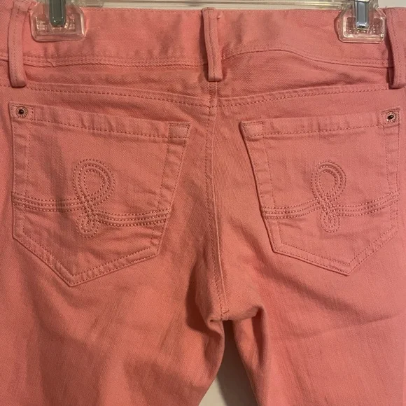 Lilly Pulitzer Worth Straight Pink Jeans Size 2 - Picture 3 of 7
